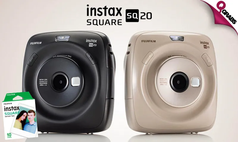 Fujifilm Instax Square SQ20 Hybrid Instant Film Camera!